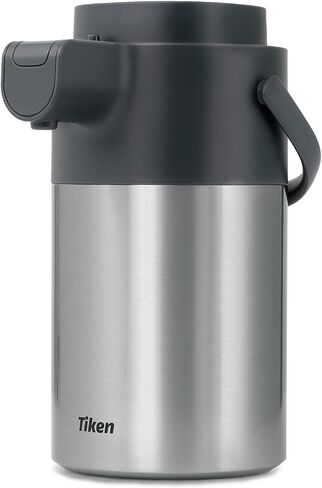 Tiken Airpot Coffee Dispenser with Pump - Coffee Carafes for Keeping Hot - Beverage Dispenser - 135oz/4L Thermal Coffee Carafe for Hot Liquids - Stainless Steel Insulated Coffee Thermal Carafe in Kuwait