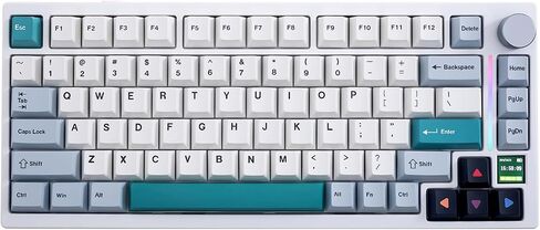 GK GAMAKAY TK75 V2 75% Silent Mechanical Keyboard with TFT Screen in Kuwait