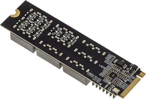 Kalea-INFORMATIQUE M.2 M Key Controller Card with 9 SATA 3.0 Ports (6Gbps) with Realtek RTL9101 Chipset and Multi-Controller Architecture in Kuwait