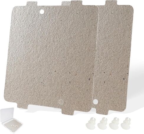 Microwave Waveguide Cover Mica Sheet Compatible With GE PEB7227AN3DD PEB7227SL1SS JES1097SMSS PEM31SF4SS Replace#: WB39X10034, 3-7/8" x 4-1/4" Fit Some Mdls CEB PEB JES Series in Kuwait