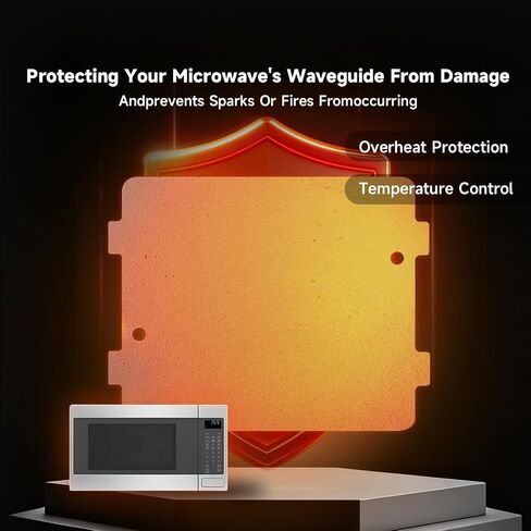 Microwave Waveguide Cover Mica Sheet Compatible With GE PEB7227AN3DD PEB7227SL1SS JES1097SMSS PEM31SF4SS Replace#: WB39X10034, 3-7/8" x 4-1/4" Fit Some Mdls CEB PEB JES Series in Kuwait