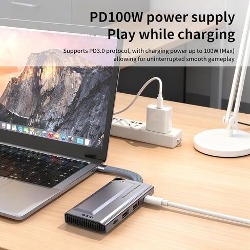 GODO 5-in-1 USB-C Hub with M.2 NVMe SSD Enclosure, 10Gbps USB 3.2, 100W PD in Saudi Arabia