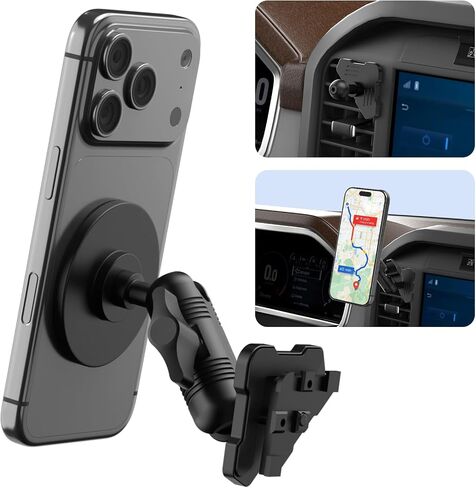 Surfcabin CNC حامل هاتف بفتحة تهوية مغناطيسية لـ 2021-2026 Ford F150 in Kuwait