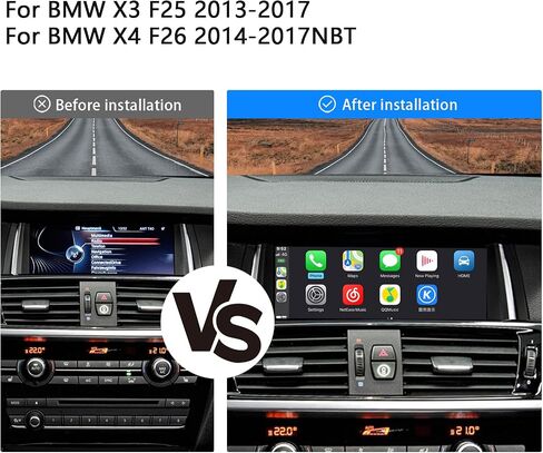 8.9" CarPlay Android Auto for BMW X3 F25/X4 F26 NBT in Kuwait