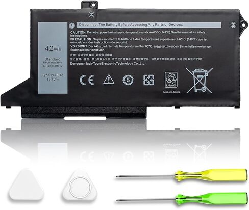 WY9DX Laptop Battery Compatible with Dell Latitude 14 5420 15 5520 Precision 15 3560 Series P137G P137G001 P104F P104F001 P104F002 1K2CF 01K2CF 0M3KCN 075X16 WK3F1 005R42 11.4V 42Wh in Kuwait