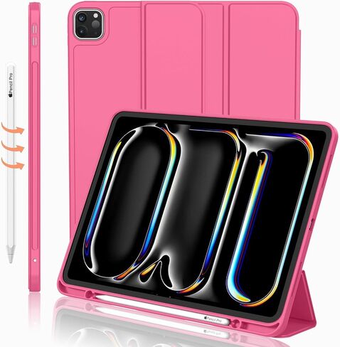 iMieet iPad Pro 13 Inch Case (M5/M4) 2025/2024 with Pencil Holder, Trifold Stand Smart Case with Soft TPU Back, Auto Wake/Sleep (Matcha Green) in Saudi Arabia