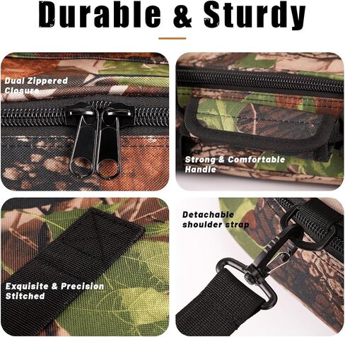 LWANO Compound Bow Case - Archery Soft Bow Bag with Arrow Pocket and Backpack Straps, Durable Soft Padding, Multiple Storage Pockets, Carrying Case for Archery Accessories in Kuwait