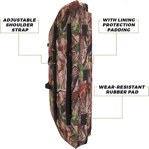 LWANO Compound Bow Case - Archery Soft Bow Bag with Arrow Pocket and Backpack Straps, Durable Soft Padding, Multiple Storage Pockets, Carrying Case for Archery Accessories in Kuwait
