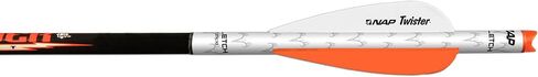 New Archery Products Quikfletch Twister 3-Inch 3-Vane Easy-to-Use Stabilizing Fletching for Increased Accuracy of Crossbow Bolts - 3 & 6 Pack Available in Saudi Arabia