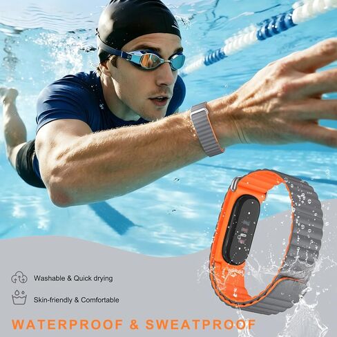 سوار ساعة HANDODO مغناطيسي من السيليكون متوافق مع Fitbit Air in Kuwait