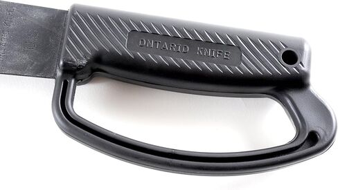 Ontario Knife Company 8519 Heavy Duty Knife with "D" Black Handle - Retail Package, 22" in Saudi Arabia
