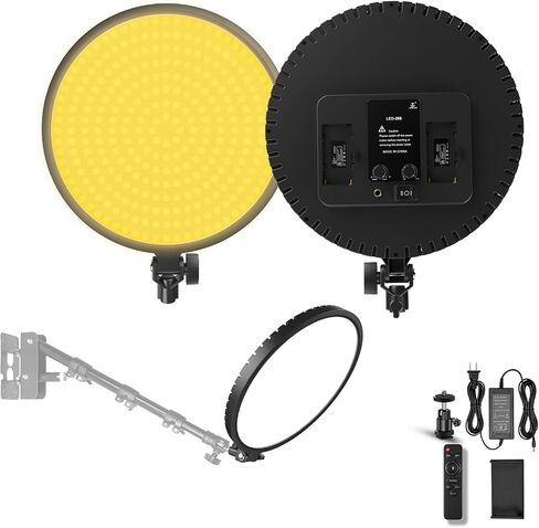 10 inch Full-Screen Selfie Ring Light,Video Light Kit,Studio Light 45W, with 416 LEDs,NO Stand (10 inch) in Saudi Arabia