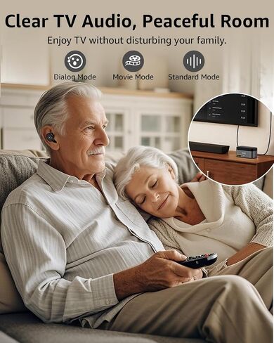1Mii ClearLinkTV E3Pro Wireless Earbuds for TV Watching for Seniors in Kuwait