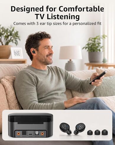 1Mii ClearLinkTV E3Pro Wireless Earbuds for TV Watching for Seniors in Kuwait