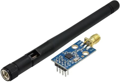 CC1101 Wireless Transceiver Module with Multiple Antenna Options, Interface up to 10 Mbps, 1–32Byte Packet Support,(Short bending) in Saudi Arabia