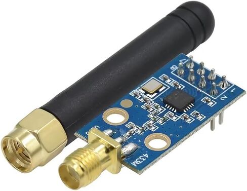 CC1101 Wireless Transceiver Module with Multiple Antenna Options, Interface up to 10 Mbps, 1–32Byte Packet Support,(Short bending) in Saudi Arabia