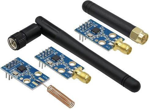 CC1101 Wireless Transceiver Module with Multiple Antenna Options, Interface up to 10 Mbps, 1–32Byte Packet Support,(Short bending) in Saudi Arabia