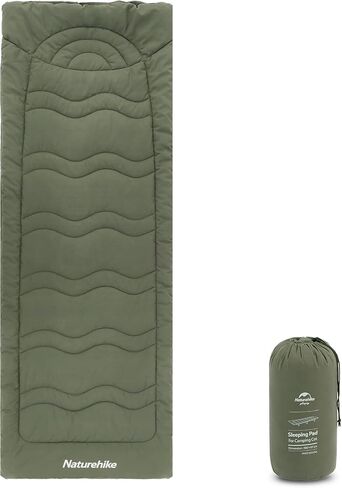 Naturehike غطاء سرير للتخييم مرتبة ناعمة قابلة للطي لسرير التخييم 74.8 × 26.3 بوصة مرتبة نوم مريحة مع حقيبة تخزين in Kuwait