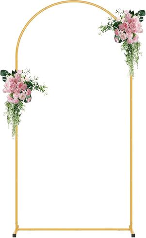 2 Pack Metal Arch Backdrop Stand (7.2FT/6FT), Backdrop Arch Stand for Party in Kuwait