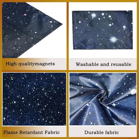 2 Pcs Fluorescent Light Cover Classroom Lighting Cover with 10 Magnets Light Filter Magnetic Ceiling Panel Decoration 2 x 4 ft Reduce Glare for Office School(Star Dot and Stars Ocean) in Saudi Arabia