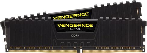 CORSAIR Vengeance LPX DDR4 RAM 32GB (2x16GB) 3600MHz CL18-22-22-42 1.35V Intel AMD Desktop Computer Memory - Black (CMK32GX4M2D3600C18) in Saudi Arabia