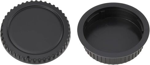 2 PC Teleconverter Lens Caps Compatible with Canon Extender 1.4X II III and 2X II III Snap on Black in Saudi Arabia