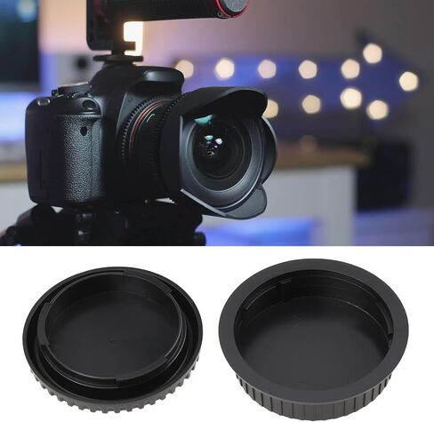 2 PC Teleconverter Lens Caps Compatible with Canon Extender 1.4X II III and 2X II III Snap on Black in Saudi Arabia