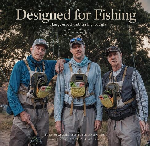 Fly Fishing Chest Pack with Workstation,Fly Box Storage and Net Holder in Saudi Arabia
