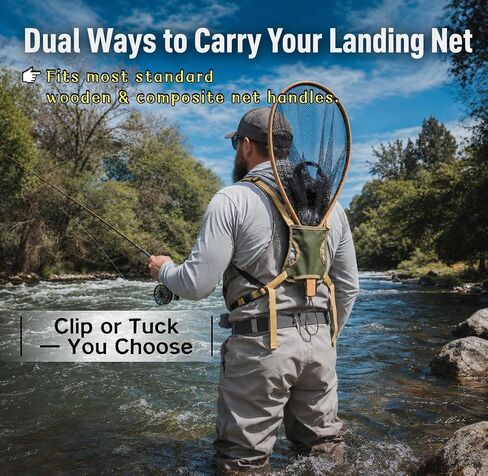 Fly Fishing Chest Pack with Workstation,Fly Box Storage and Net Holder in Saudi Arabia