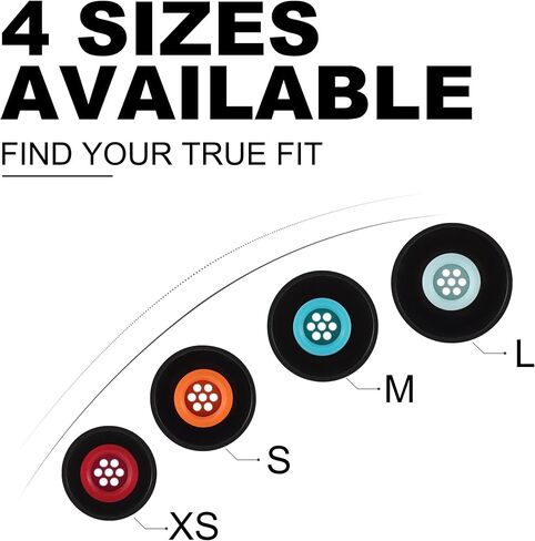 Ultra-Soft Ear Tips for Sony WF-1000XM6/XM5, Black Silicone, 4 Sizes in Kuwait
