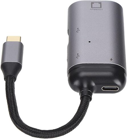 Multi Functional 3in1 Type C Adapter with RJ45 PD USB A Female in Kuwait