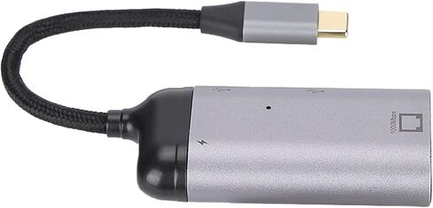 Multi Functional 3in1 Type C Adapter with RJ45 PD USB A Female in Kuwait