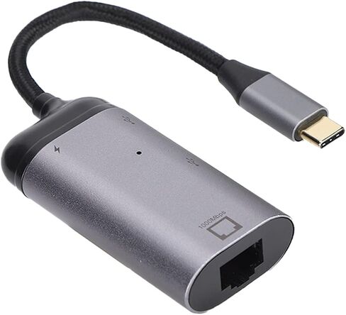 Multi Functional 3in1 Type C Adapter with RJ45 PD USB A Female in Kuwait