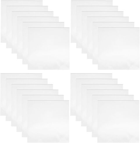 60pcs Vinyl Record Outer Sleeves with Adhesive Plastic Material Sturdy Album Protective Covers for Vinyl Record Lovers from Stains and Dust in Kuwait