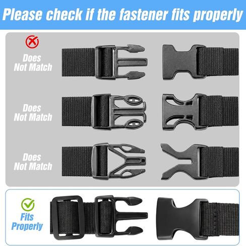 2 Pcs Fanny Pack Extender Strap, Waist Bag Extension Strap in Saudi Arabia