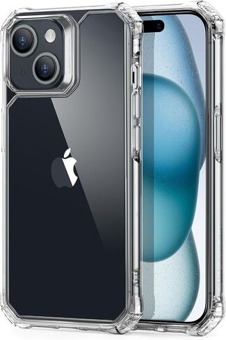 ESR for iPhone 15 Case, Shock-Absorbing Corners, Clear in Kuwait