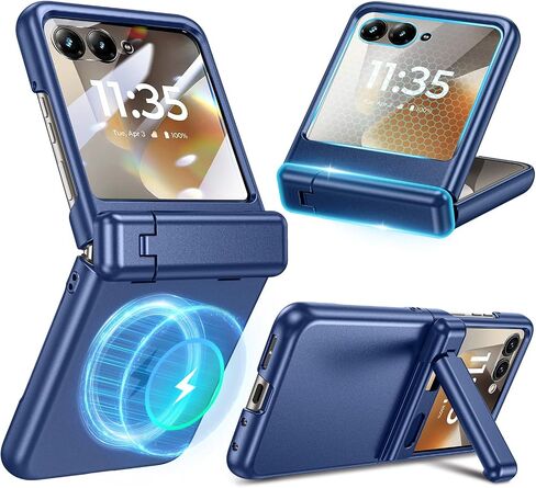 Caka Magnetic for Motorola Razr 2026/2025/2024 Case with Stand Black in Kuwait