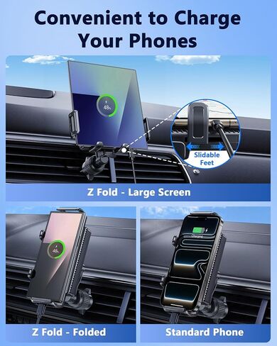 Z Fold 7 Car Mount, Car Vent Phone Holder for Foldable Phones in Saudi Arabia