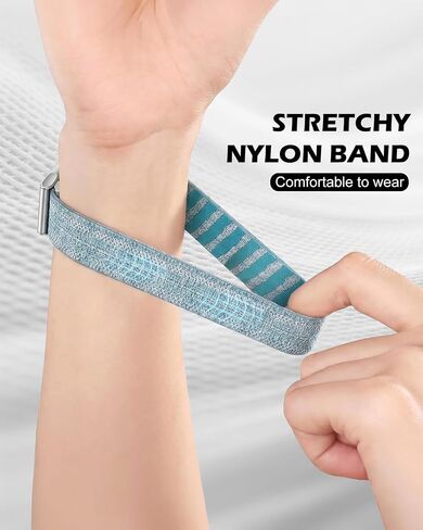CloudValley Nylon Sport Band Compatible with Whoop 5.0 Bicep Bands One, Peak and Life, Breathable Nylon Adjustable Waterproof Replacement Wristbands Straps for Whoop Band 5.0–Not Compatible with Gen 4 in Kuwait