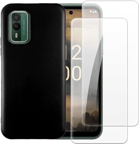Case and Screen Protector for HMD XR21 5G - Black in Kuwait