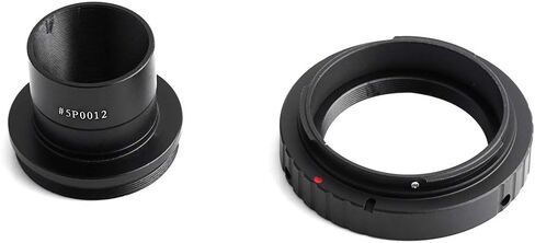 Datyson 1.25" T-Ring Mount Adapter, Durable Aluminum Alloy for DSLR Photography in Kuwait