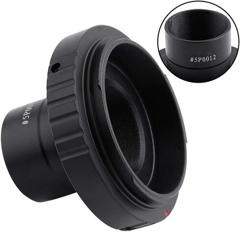 Datyson 1.25" T-Ring Mount Adapter, Durable Aluminum Alloy for DSLR Photography in Kuwait