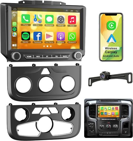 Car Radio Stereo for Dodge RAM 2013 2014 2015 2016 2017 2018 in Kuwait