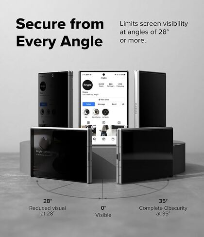 Ringke for Samsung Galaxy Z Fold 8 Screen Protector [360° Privacy, 2 Pack] in Saudi Arabia