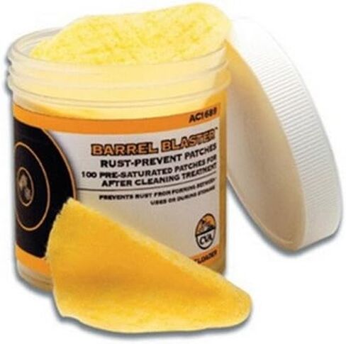 CVA Barrel Blaster Pre-Lubed Cleaning Patches, 100 Count - AC1689 in Kuwait