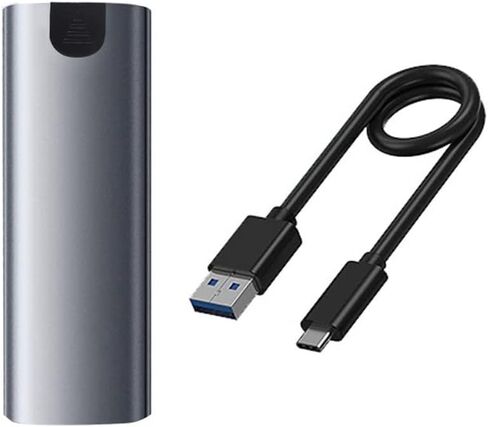 M.2 SSD Enclosure NGFF SATA to USB 3.1 Gen 2 5Gbps for NGFF SATA B Key/ (B+M) Key SSD Hard Disk Box M.2 Adapter, gray, 500364644 in Saudi Arabia