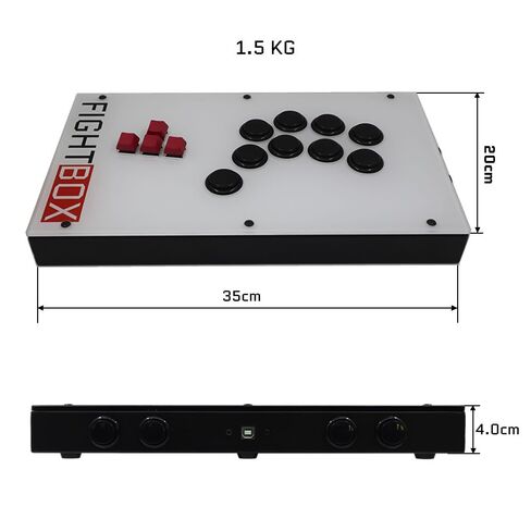 FightBox F7-PS5 Keyboard Button Leverless Arcade Fight Stick Game Controller Compatible With PC/PS3/PS4/PS5 in Saudi Arabia