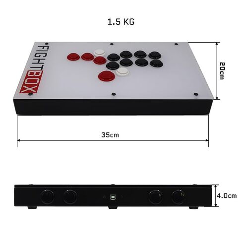 FightBox F8-PS5 All Button Leverless Arcade Fight Stick Game Controller Compatible With PC/PS3/PS4/PS5 in Saudi Arabia