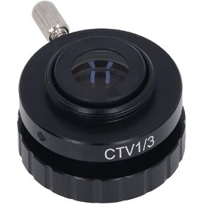 CTV Lens Adapter Microscope Camera Adapter C Mount with Metal and Optical Glass Construction for Trinocular Stereo Microscopes Laboratories Bio Pharmaceuticals (SZMC TV1/3) in Saudi Arabia