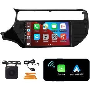 [4G 64G] Android Car Stereo FM Radio Carplay Android Auto 9" Touchscreen Headunit Media Player with Backup Camera for Kia Rio 2015 2016 2017 in Saudi Arabia